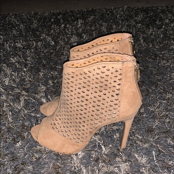 Forever 21 Shoes - Forever 21 open peep toe boots